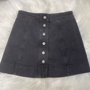 Madewell size O black skirt